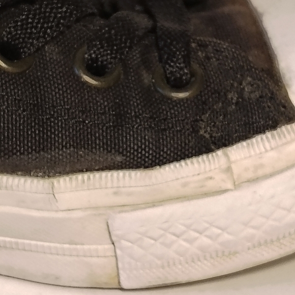 Converse All Star Chuck Taylor II Lunarlon Men's Sz 6 Black White Low Tops - Picture 12 of 13